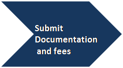 Chevron:   Submit   Documentation and fees  